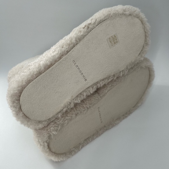 Clergerie Paris Aidanf Faux Fur Fuzzy Shearling Platform Booties In Blanc White - Picture 11 of 11
